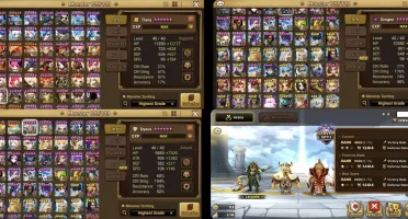 Summoners War Global C1 com 3 LDs Dyeus Grogen Mookwol