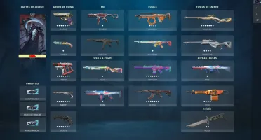 Conta de valorant MUITO BOA, várias skins + de 1k gastos