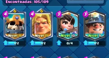 Conta de Clash Royale para sair logo
