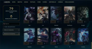 Esmeralda 2 com 55 Champs e 7 Skins