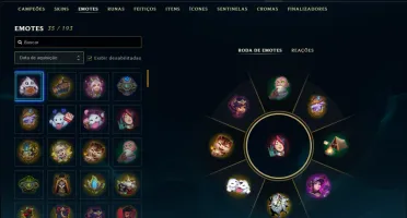 Unranked com 50 Champs e 13 Skins