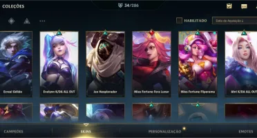 CONTA LOL WILD RIFT EX DIAMANTE S2/S3 + 1200 WILD CORES