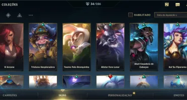 CONTA LOL WILD RIFT EX DIAMANTE S2/S3 + 1200 WILD CORES