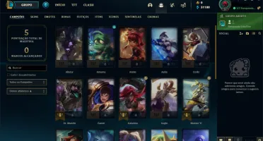 Conta LoL, Prata II, Smurf, 31130 EA