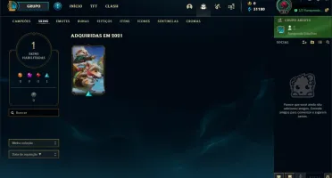 Conta LoL, Prata II, Smurf, 31130 EA