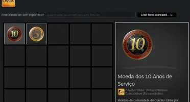 STEAM 17 ANOS + MEDALHA 5 E 10 ANOS