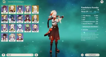 AR41/ KAZUHA e JEAN (HARPA CELESTIAL E ORAÇÃO PERDIDA T5)
