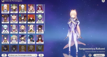 AR 43 - AYAKA, KOKOMI, DILUC, MONA, FALCÃO