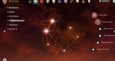 Lyney C2+ Arcana Original + Zhong + Diluc+ Tumulo