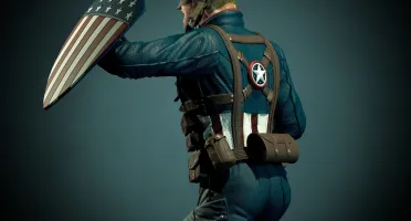 Captain America 1945  3D STL