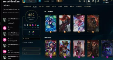 Conta Riot com skins Lol e Valorant