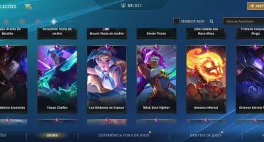 Conta LoL Wild Rift Nível 178