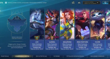 Conta LoL Wild Rift Nível 178