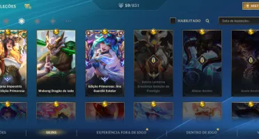 Conta LoL Wild Rift Nível 178