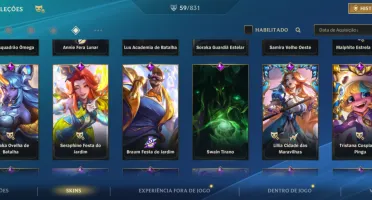 Conta LoL Wild Rift Nível 178