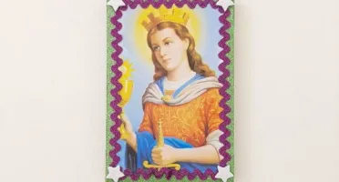 Mini Quadro Santa Bárbara