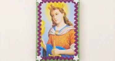 Mini Quadro Santa Bárbara