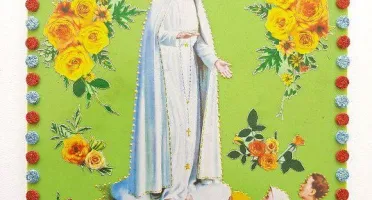 Quadrinho de Azulejo "N. S. de Fátima"