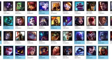 Conta LoL 57 champs e 14 skins