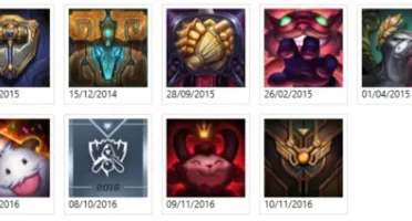 Conta LoL 57 champs e 14 skins