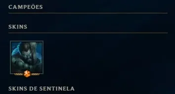 Conta LoL 57 champs e 14 skins