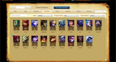 Conta com borda PRATA atualmente bronze 1 + Skins + 19 Champ