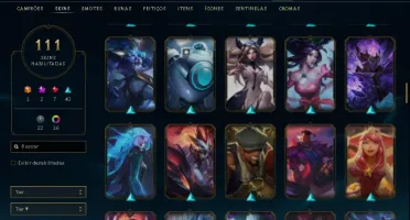 DADOS DE CRIAÇÃO COM 111 SKINS E YASUO EDIÇÃO PRESTIGIO