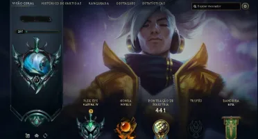 DADOS DE CRIAÇÃO COM 111 SKINS E YASUO EDIÇÃO PRESTIGIO