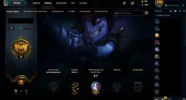 CONTA LVL 38+SKINS EXCLUSIVAS DE OUTRAS TEMPORADAS E ICONES