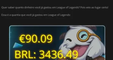 Conta League Of Legends.