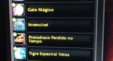 CONTA WOW COM MOUNTS TCG + CHALLENGE MOD + MAGE TOWER E MAIS