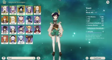 CONTA COM 4 PERSONAGENS 5* E 1 ARMA 5*