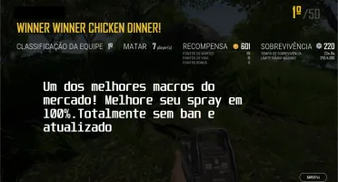 MACRO PUBG STEAM E PUBG LITE (TODOS MOUSES)