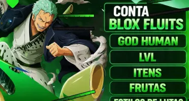 Conta Blox Fluits | God Human | Lvl | Itens |Frutas|
