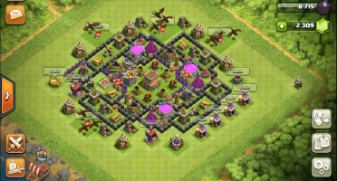 Clash of Clans cv8 99% Full