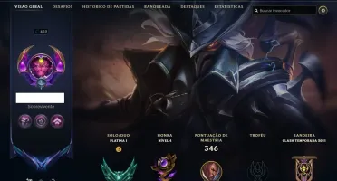 Conta League of Legends - 291 Skins - 275 Chromas