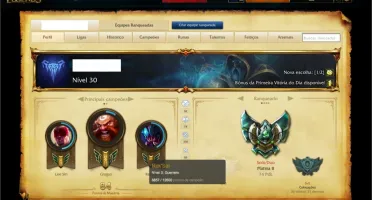 Conta de LOL PLATINA 2 COM 80 CHAMPS 15 SKINS - 5 PÁG RUNAS
