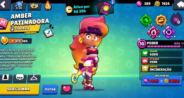 Conta brawl stars 2 lendários, kenji mangá, Nita Dustin, e a