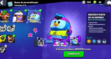 Conta brawl stars 2 lendários, kenji mangá, Nita Dustin, e a