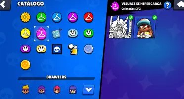 Conta brawl stars 2 lendários, kenji mangá, Nita Dustin, e a