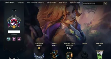 Conta LOL Full Champ Prata