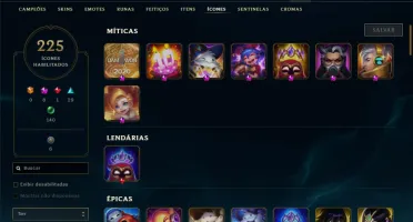 Conta LOL Full Champ Prata