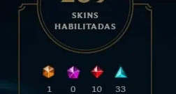 Conta LOL 2010 - raridade - 239 skins - lvl 238 - all champs