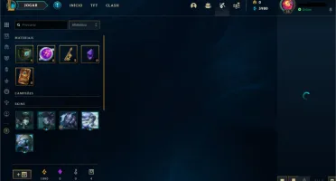 CONTA SMURF PLATINA 2 - 64% WIN - 3.980 Essencias - 25 CHAMP