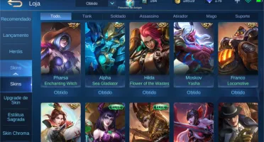 conta Mobile Legends LENDA RANKED