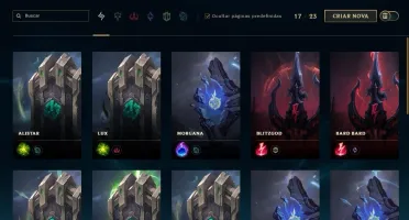 Conta League of Legends, servidor EUA, 280+ skins