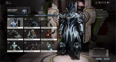 Conta Warframe maestria 21 barato pra sair rápido