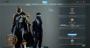 Conta Warframe maestria 21 barato pra sair rápido