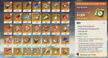 AR50, XIAO, JEAN C1, KLEE, VENTI, LANÇA DE JADE E AQUILA!