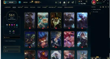 Conta Lol 100% Segura | Full Acesso | 361 Skins | Todos Camp